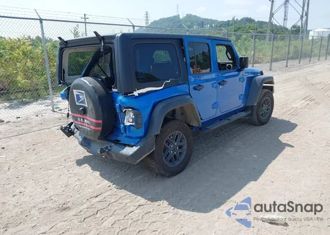 2025 Jeep Wrangler 4-Door Sport Rhd 4X4 из США, поврежденный, VIN 1C4PJXKN2SW503123